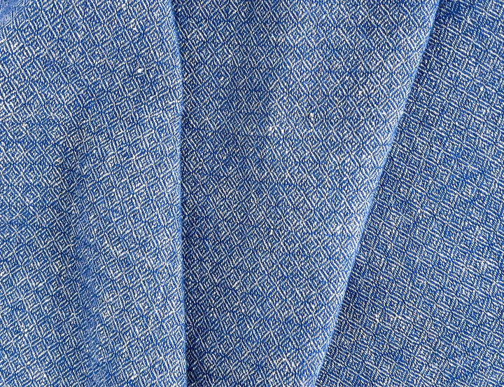 Linen Wool Broken Diamond Twill Fabric – Viking Inspired, Soft & Pre-Washed 8178 8179 8180