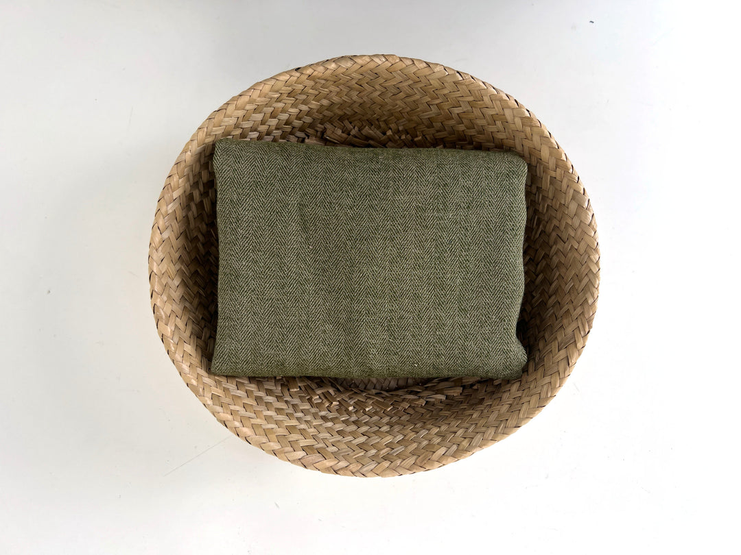 Linen Blend Herringbone Chambray Fabric with Stretch – Medium Weight 8013 8014 8200