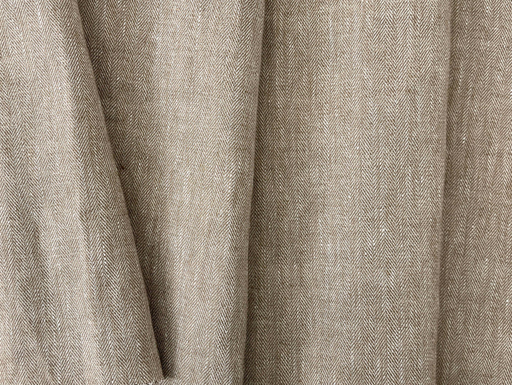 Linen Blend Herringbone Chambray Fabric with Stretch – Medium Weight 8013 8014 8200