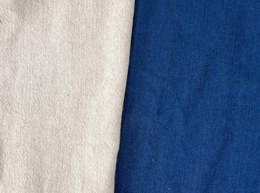 Wool Linen Blend Twill Fabric – Yarn Dyed, Medium to Heavy Weight 8181 8182