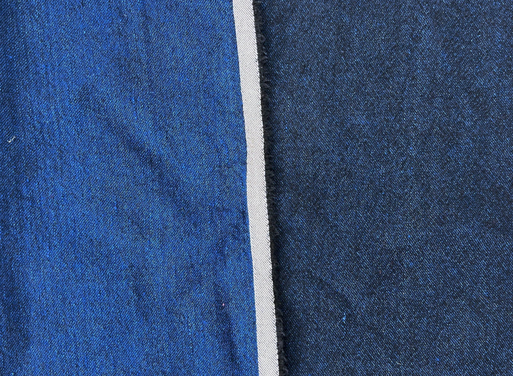 Wool Linen Blend Twill Fabric – Yarn Dyed, Medium to Heavy Weight 8181 8182