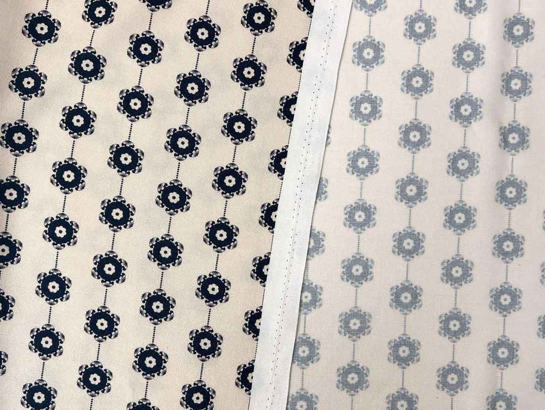 Medalians - Brass Collection - Wool Rayon Print Fabric, Design by Madeline, Madswick Studio 8370 8371 8372 8373 8374 8375