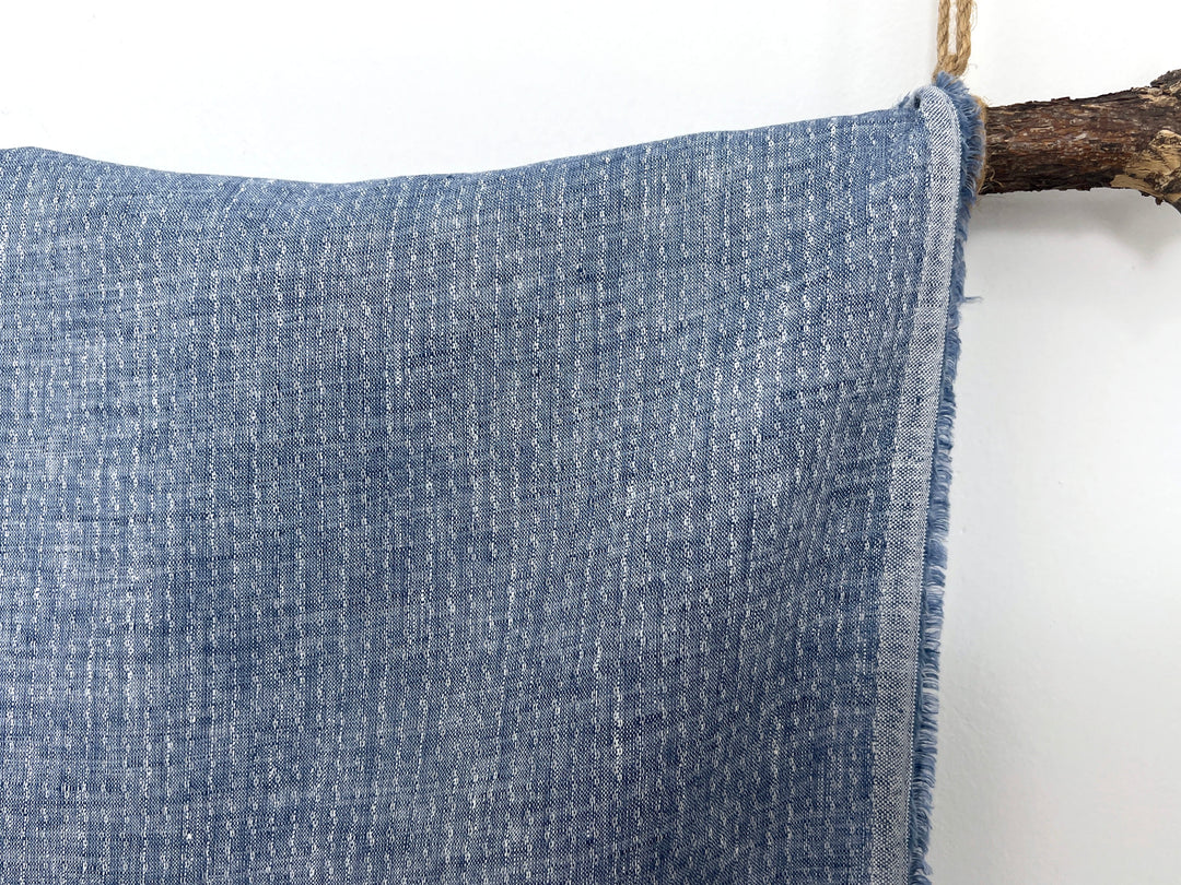 Artisan Micro-Pattern Jacquard | 100% Linen Fabric 4358 4360