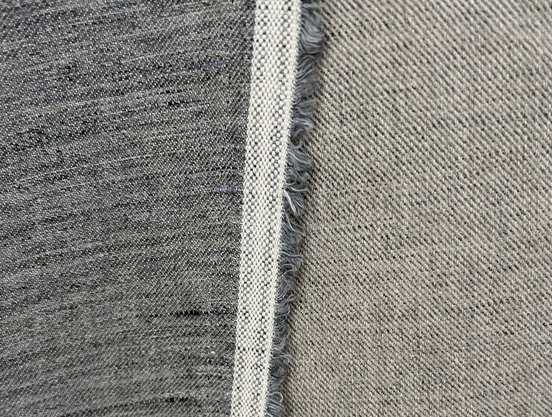 Two-Tone Chambray Twill | 100% Linen Fabric 8331 8332