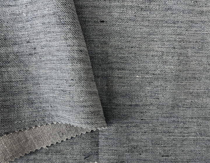 Two-Tone Chambray Twill | 100% Linen Fabric 8331 8332