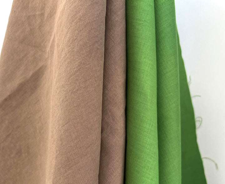 100% Linen Fabric Medium Weight Soft Touch 14S 2077 6420 6003 2842 6885
