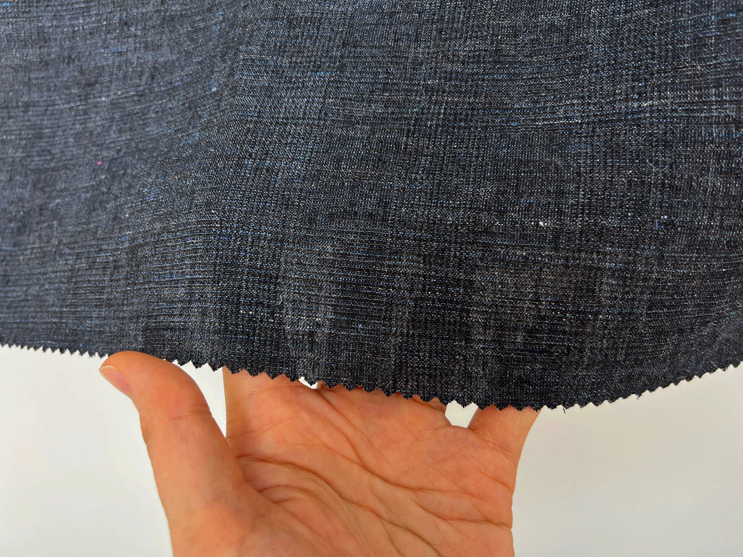 Subtle Glen Plaid Linen Blend Fabric 8337 8338