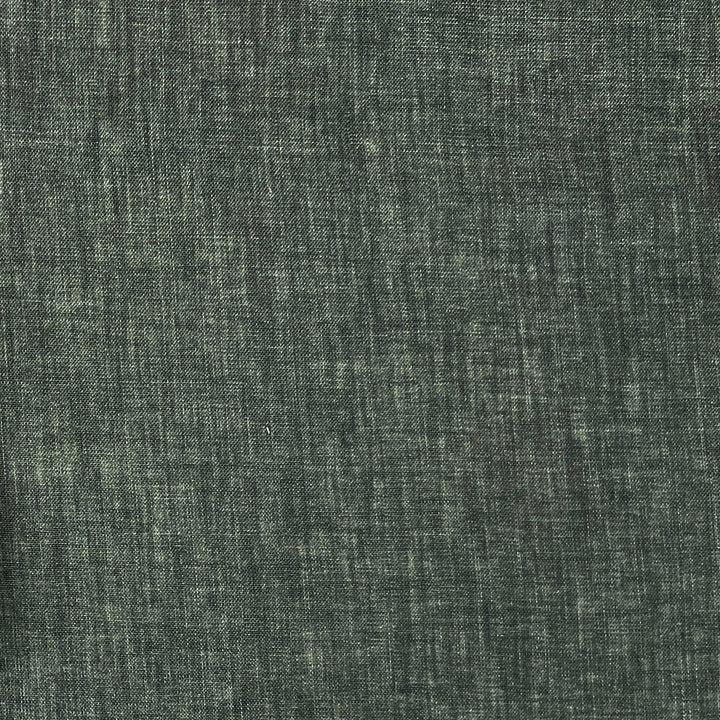 100% Linen Vintage Dyed Delave Fabric – Fine 21s Yarn, Pre-Washed, Light Weight Deep Olive 7968