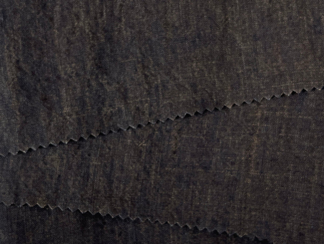 High Twisted Linen Fabric 14s Medium Weight Brown(dark) 8009