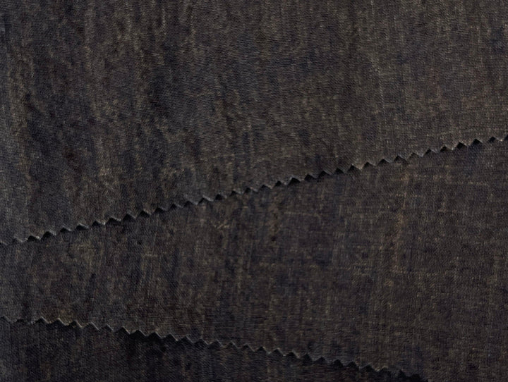 High Twisted Linen Fabric 14s Medium Weight Brown(dark) 8009