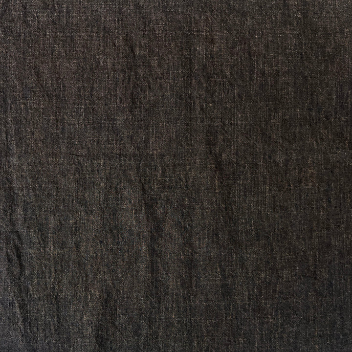 High Twisted Linen Fabric 14s Medium Weight Brown(dark) 8009