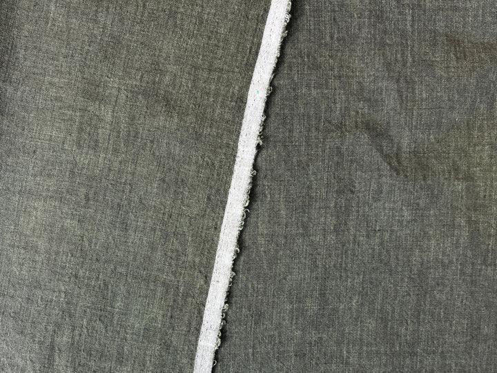 High Twisted Linen Fabric 14s Medium Weight Khaki 8010