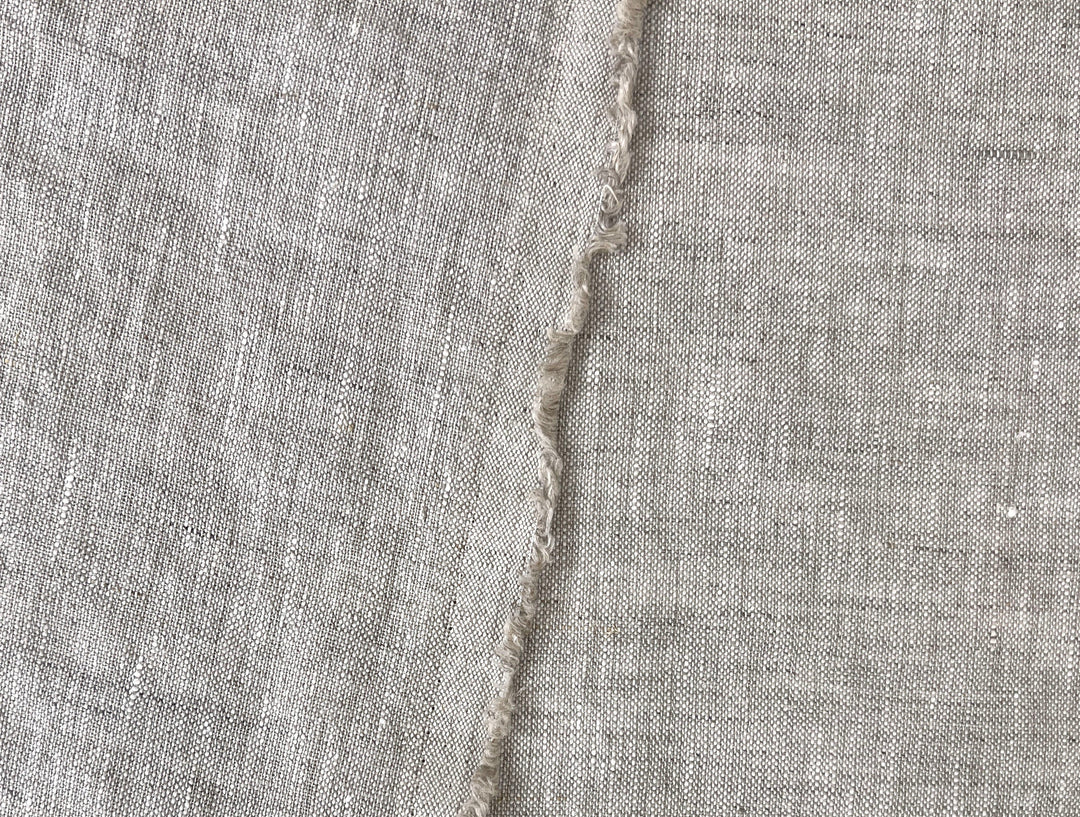 100% Linen Fabric – Medium to Heavyweight, Soft Finish Natural 8183