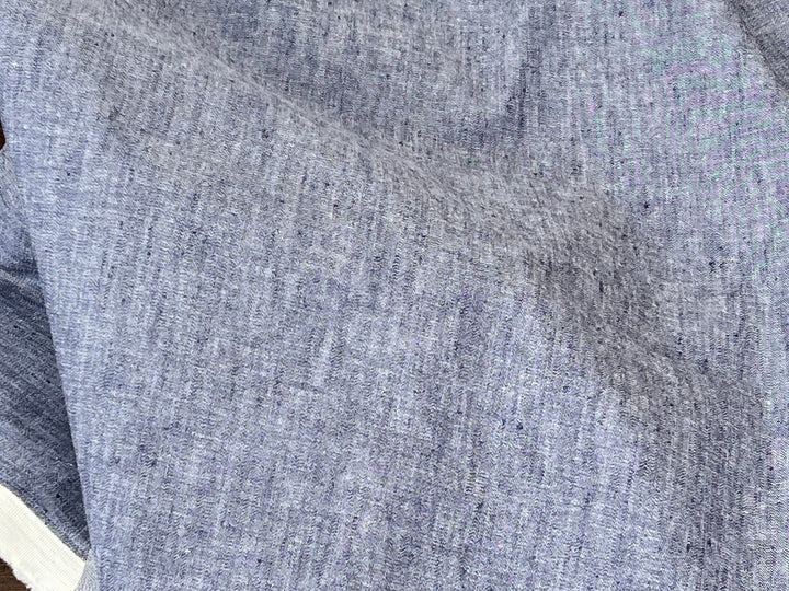 Chambray Linen Cotton Stretch Twill Fabric 3099 3248 3249 2234 3016