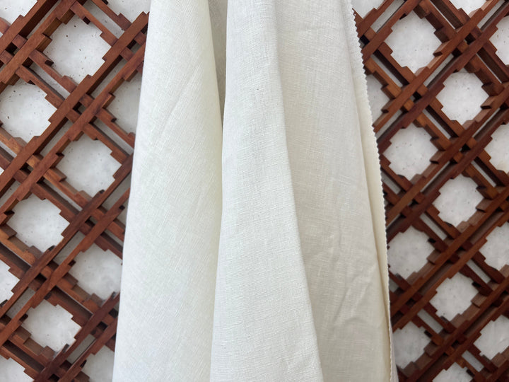 Linen Hemp Blend Fabric | Medium to Heavy Weight | Plain Weave 8367