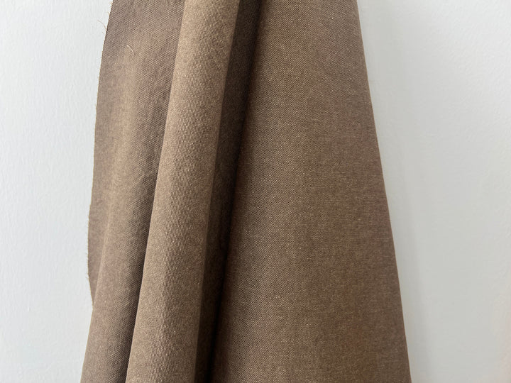 Two-Tone High-Density Twill Fabric | Linen Cotton Blend | Medium-Heavy Weight 8424 8425 8426