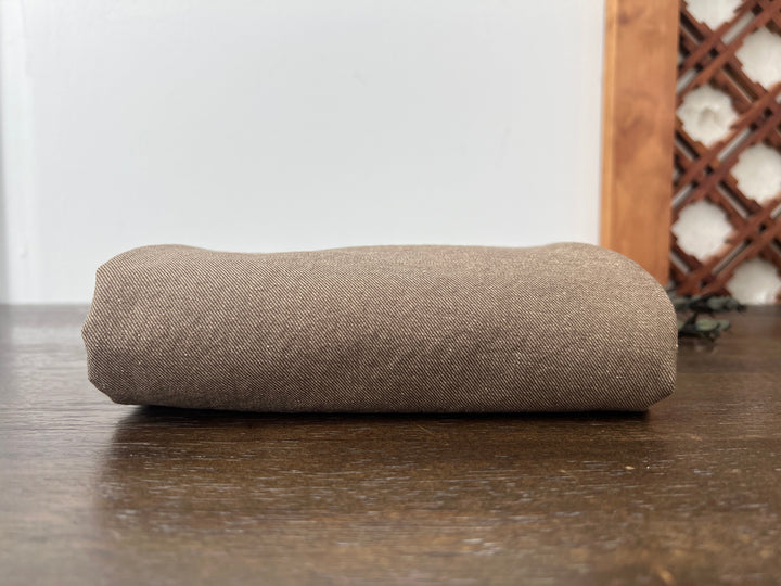 Two-Tone High-Density Twill Fabric | Linen Cotton Blend | Medium-Heavy Weight 8424 8425 8426