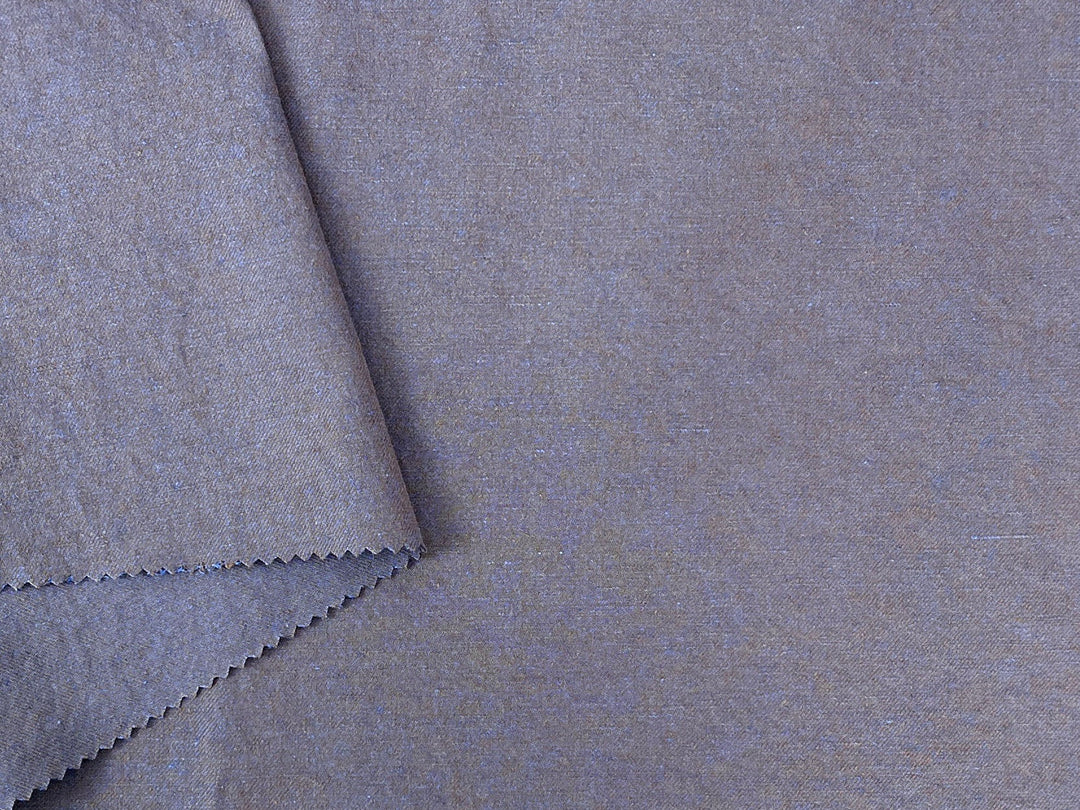 Two-Tone High-Density Twill Fabric | Linen Cotton Blend | Medium-Heavy Weight 8424 8425 8426