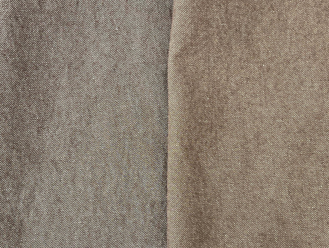 Two-Tone High-Density Twill Fabric | Linen Cotton Blend | Medium-Heavy Weight 8424 8425 8426
