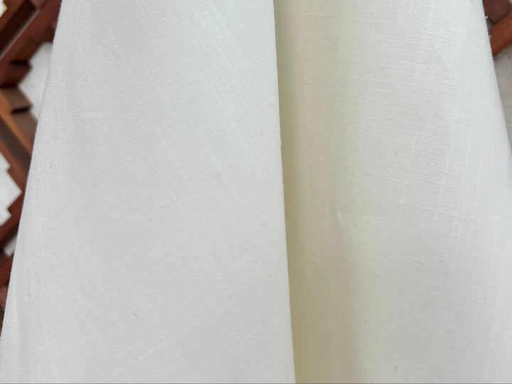Linen Cotton Cross-Slub Fabric | Medium Weight 4271