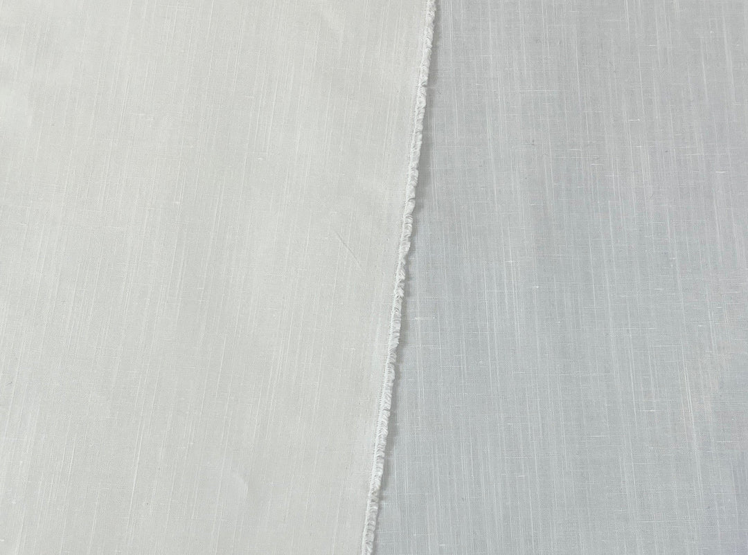 Linen Cotton Cross-Slub Fabric | Medium Weight 4271