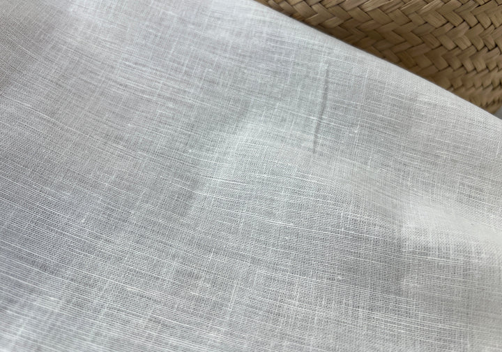 Loose Weave Linen Blend Fabric 1330 | Low-Wrinkle Pre-Washed Gauze | Light Weight