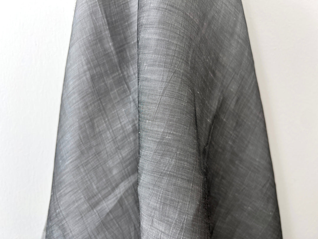 Textured Crushed Linen Blend Fabric | Creased Wrinkle Effect | 54"