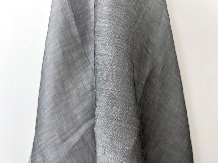 Textured Crushed Linen Blend Fabric | Creased Wrinkle Effect | 54"