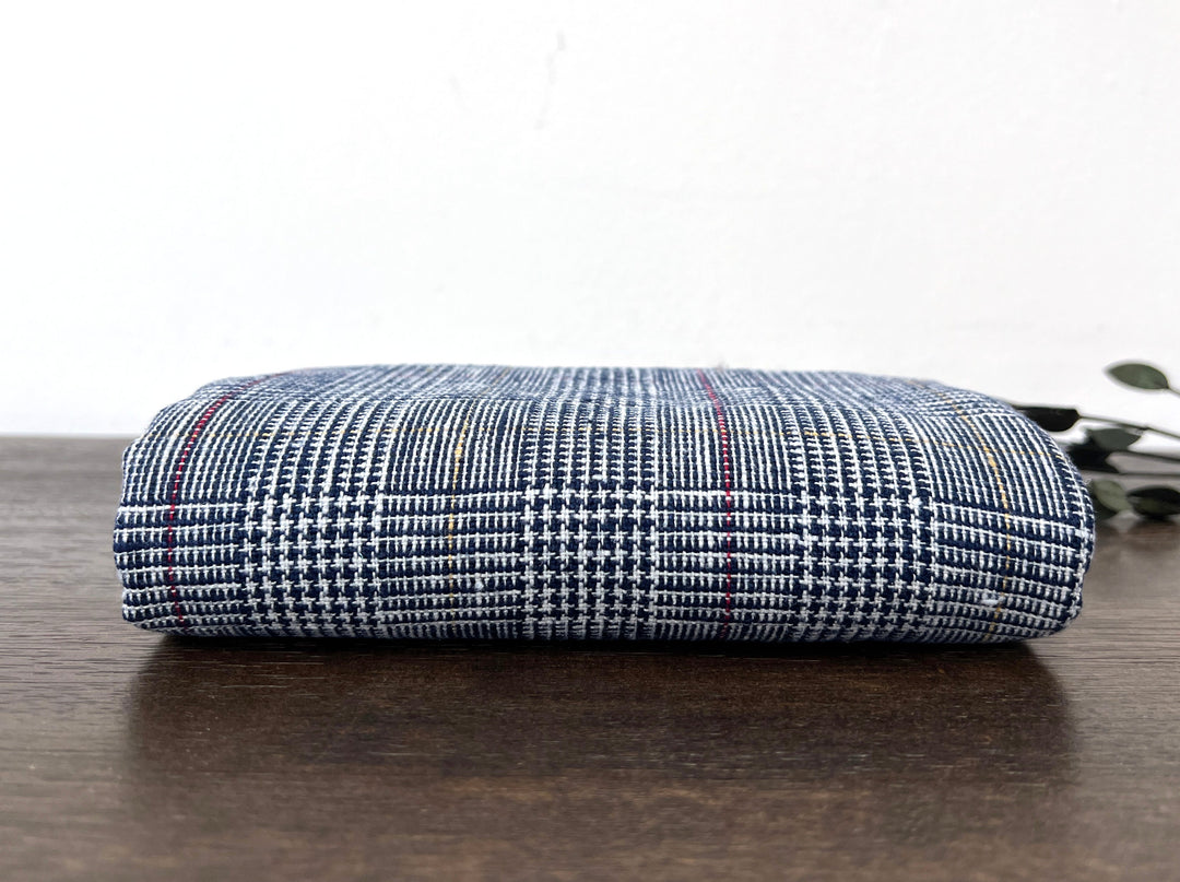 Heavyweight 100% Linen Glen Plaid Fabric | Pre-Washed Soft Hand | Heavy Weight 7552 7553