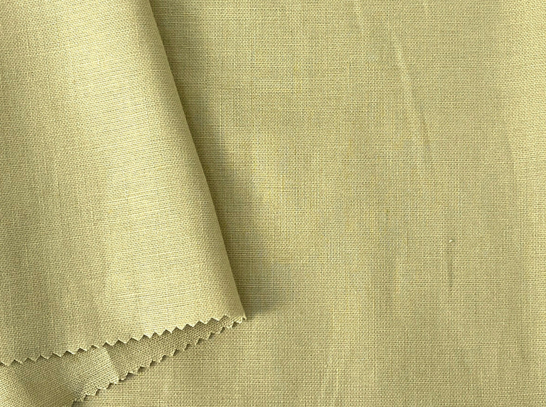 Linden Green 100% Linen Fabric | Pre-Washed Soft Hand | Medium to Heavy Weight 8427