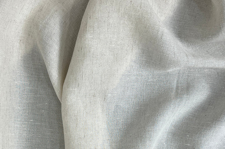 Pre-Washed Linen Rayon Cotton Blend Fabric | Subtle Flax Fleck Dobby | 44''  3059
