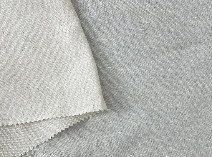 Pre-Washed Linen Rayon Cotton Blend Fabric | Subtle Flax Fleck Dobby | 44''  3059