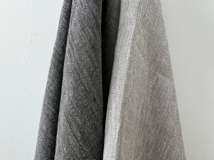 Two-Tone Linen Nylon Chambray Fabric | Twisted Filament Yarn for Enhanced Handfeel | 7066 8294