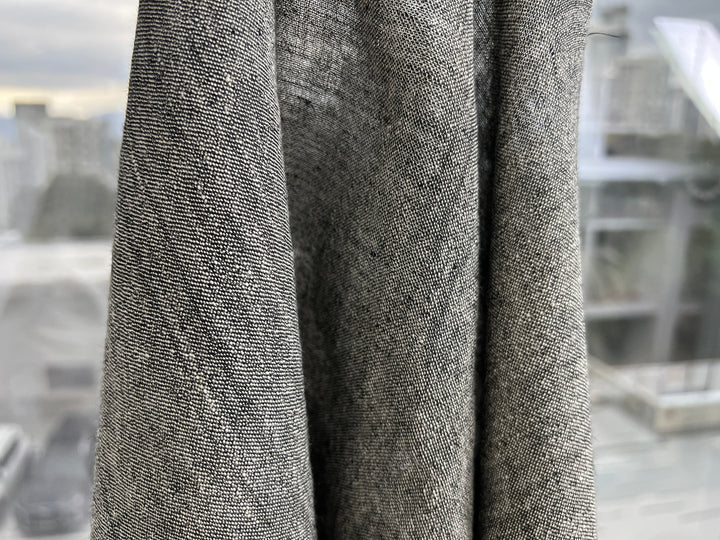 Two-Tone Linen Nylon Chambray Fabric | Twisted Filament Yarn for Enhanced Handfeel | 7066 8294