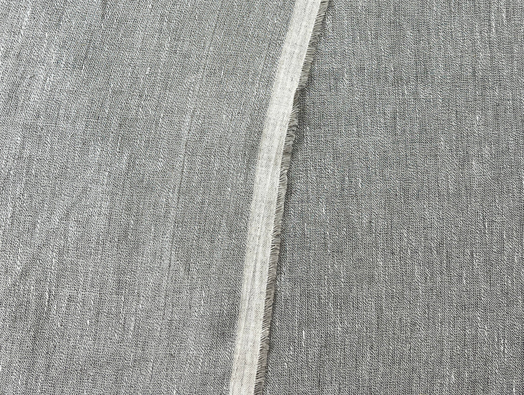 Two-Tone Linen Nylon Chambray Fabric | Twisted Filament Yarn for Enhanced Handfeel | 7066 8294