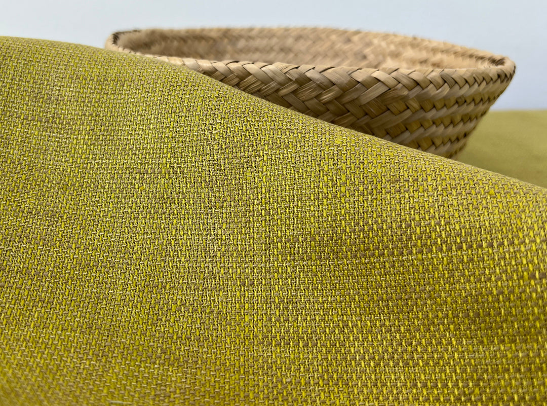 100% Linen Dobby Chambray Fabric | Tweed-Textured Weave | Medium Weight  8430