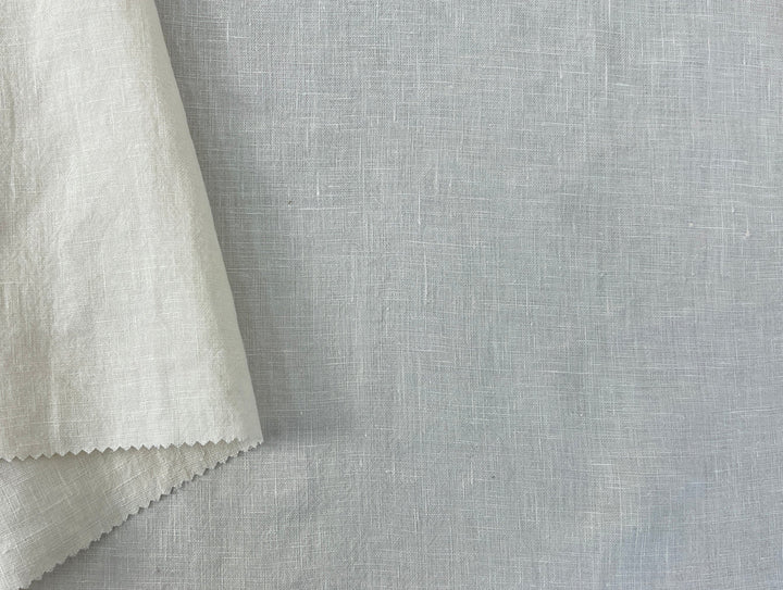 100% Linen Fabric | Ivory Cream | Medium-to-Heavyweight | 48"   7470