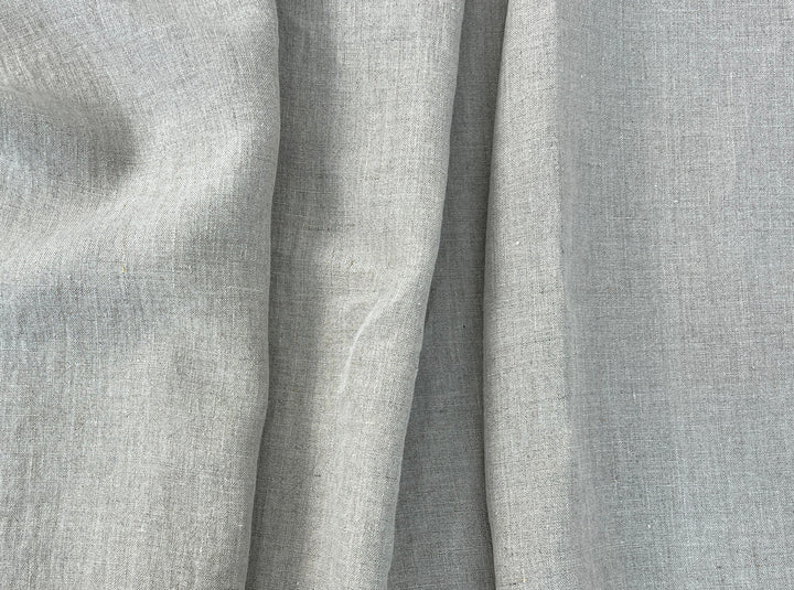 100% Linen Fabric – Medium to Heavyweight, Soft Finish | Flax Natural   7592