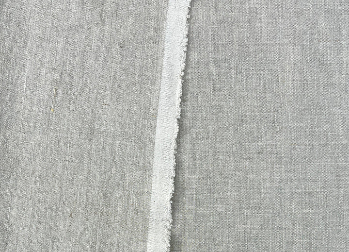 100% Linen Fabric – Medium to Heavyweight, Soft Finish | Flax Natural   7592