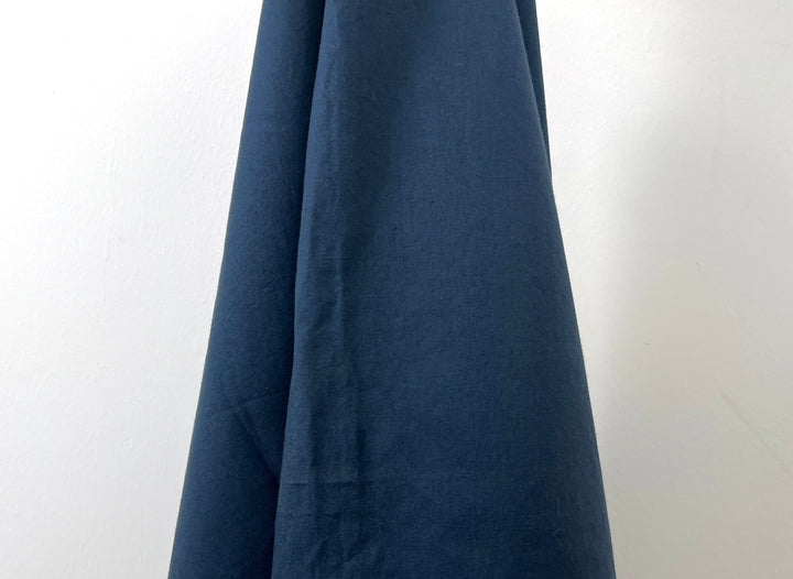 Linen Cotton Blend Fabric | High-Density Twill Weave | Medium Weight | 52"  8283 8285