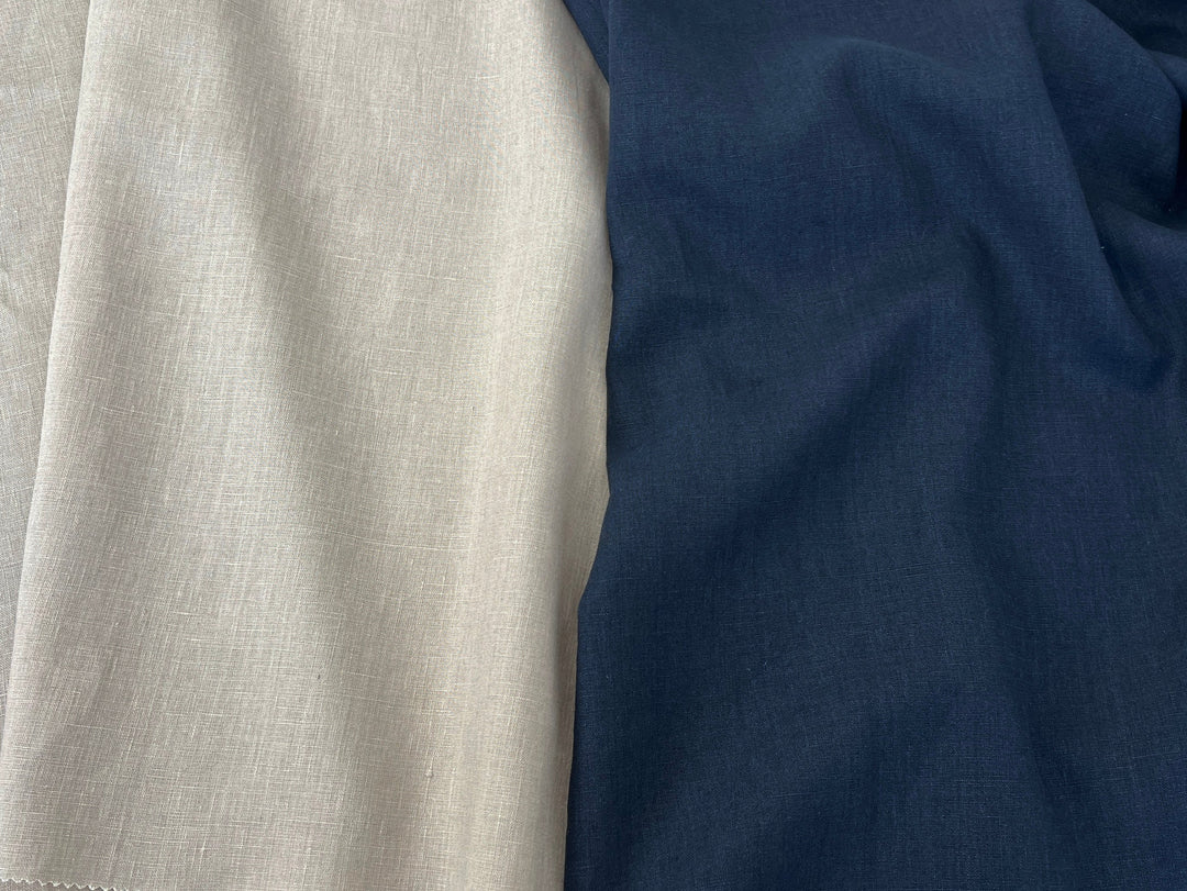 100% Linen Fabric | Medium to heavy weight | 52"  8407 8408