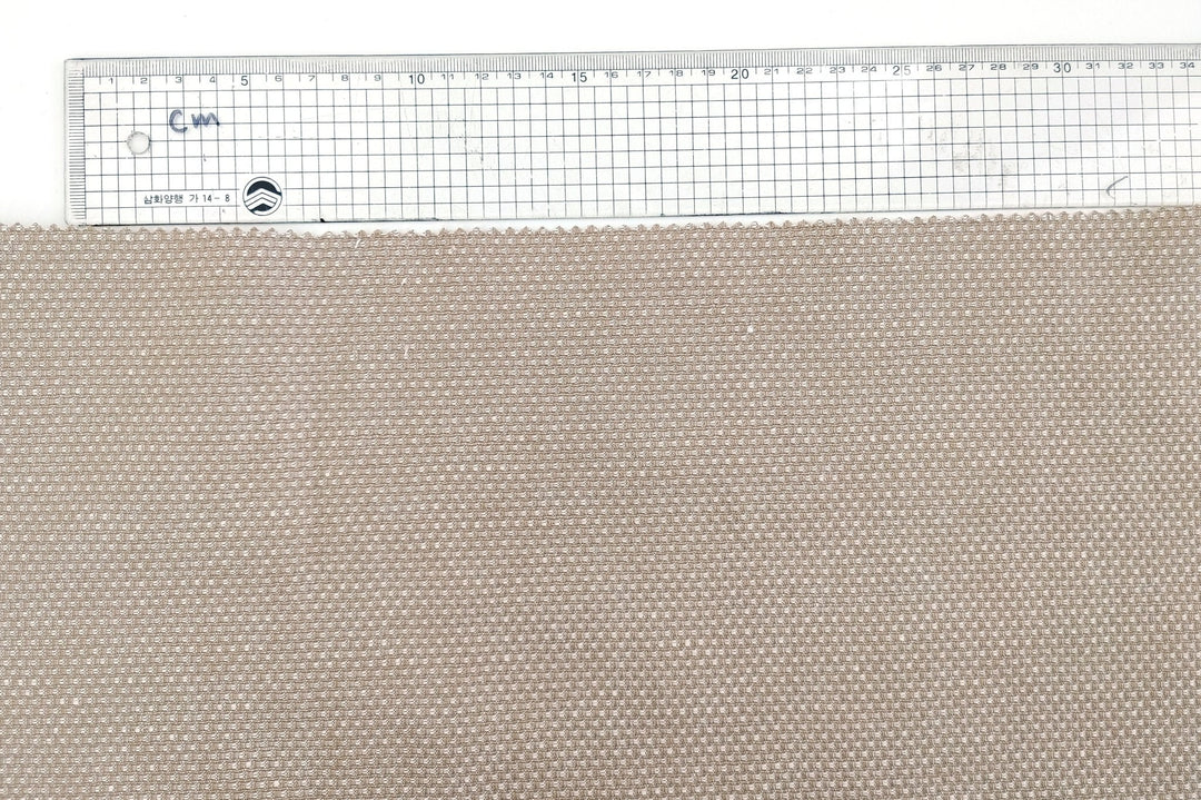 Beyond the Norm: The Bold Textures of Linen Cotton Dobby Chambray 4184 4185 - The Linen Lab - Beige