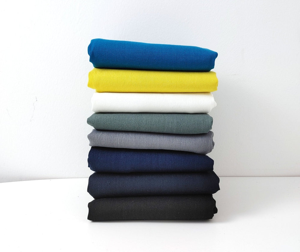 Donna Linen - High Density Linen Rayon Stretch Fabric 4025 4024 5982 4803 4579 4578 4023 3978 - The Linen Lab - White