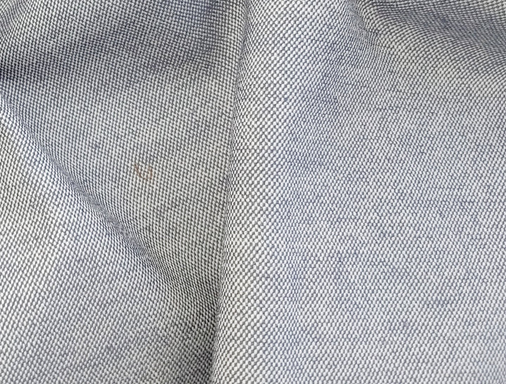 Heavyweight Canvas Chambray Linen Stretch Fabric 3252 - The Linen Lab - Grey