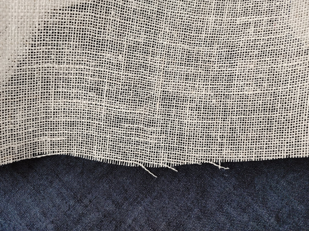 Hemp Mesh Fabric 840 - The Linen Lab - Ivory