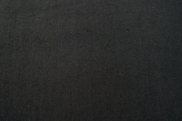 High Twisted 100% Linen Fabric Medium Weight 14S 6220 6600 6366 7369 - The Linen Lab - Black 7369