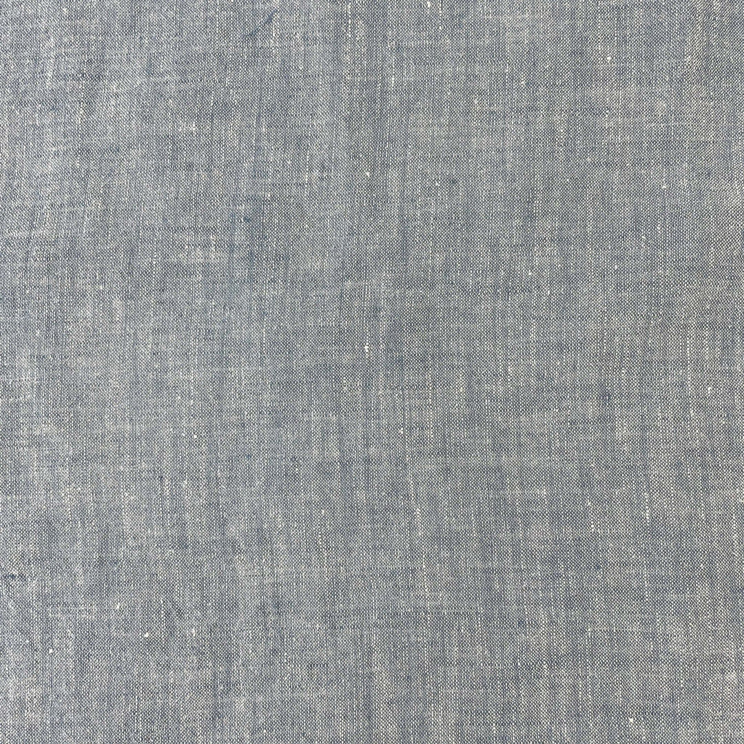 High Twisted Linen Dot Shape Fabric 6924 6927 - The Linen Lab - Blue