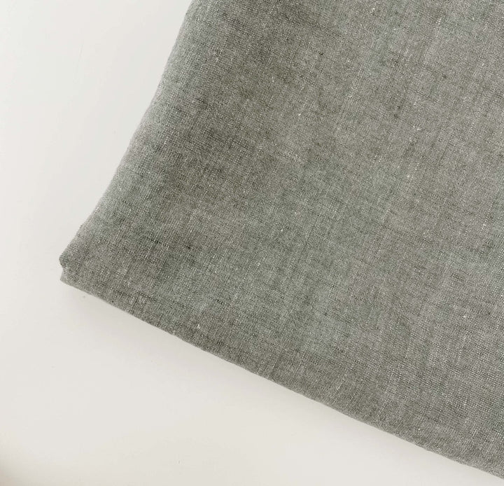 High Twisted Linen Dot Shape Fabric 6924 6927 - The Linen Lab - Blue