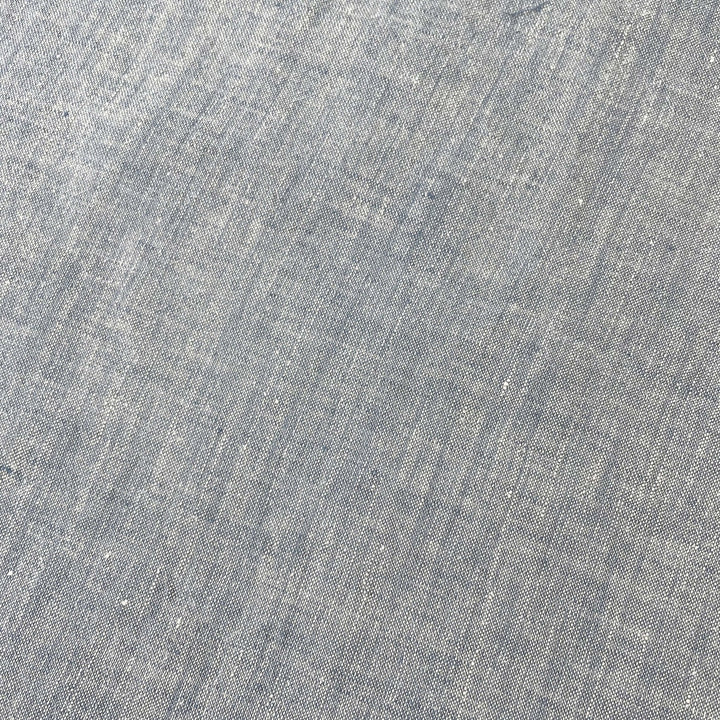 High Twisted Linen Dot Shape Fabric 6924 6927 - The Linen Lab - Blue