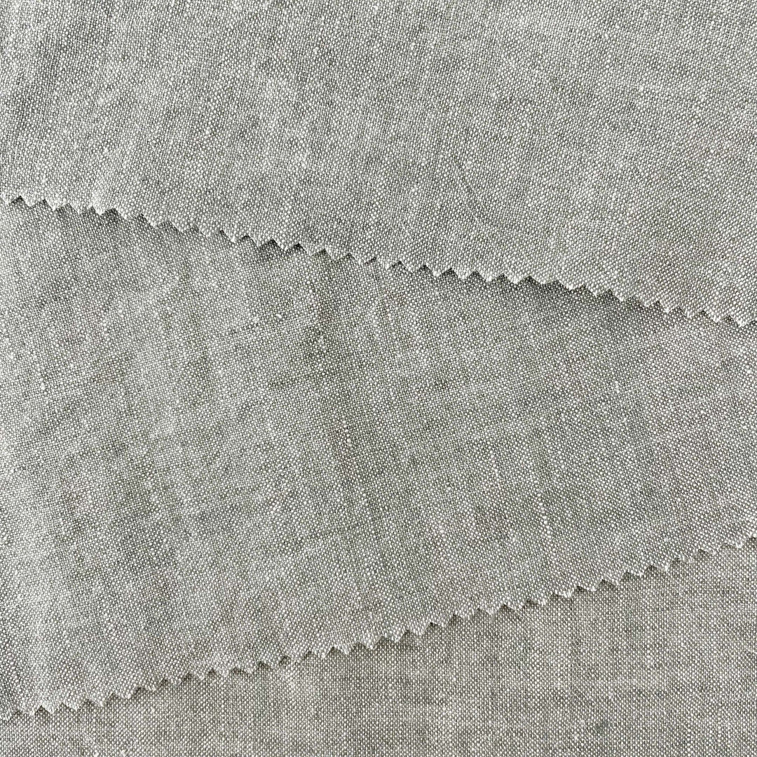 High Twisted Linen Dot Shape Fabric 6924 6927 - The Linen Lab - Blue